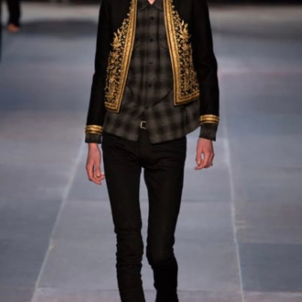 생로랑 13fw 체크 플란넬 셔츠  39(105) 사이즈