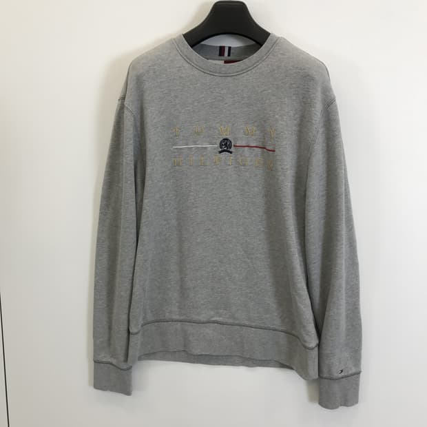 타미힐피거 아이콘 크레스트 맨투맨 [L사이즈]