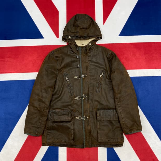 빈티지 파이어맨 후드자켓 L