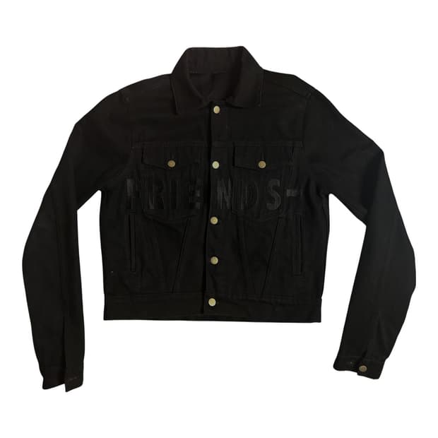 브이론 프렌즈 데님자켓 블랙 OG 미판