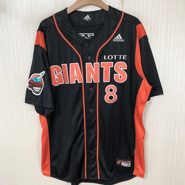 KBO 아디다스 롯데자이언츠 어센틱 원정유니폼/져지 105 #8 전준우