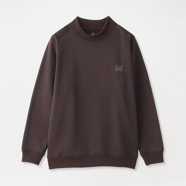 Needles Mock Neck Brown Sweatshirt 신품