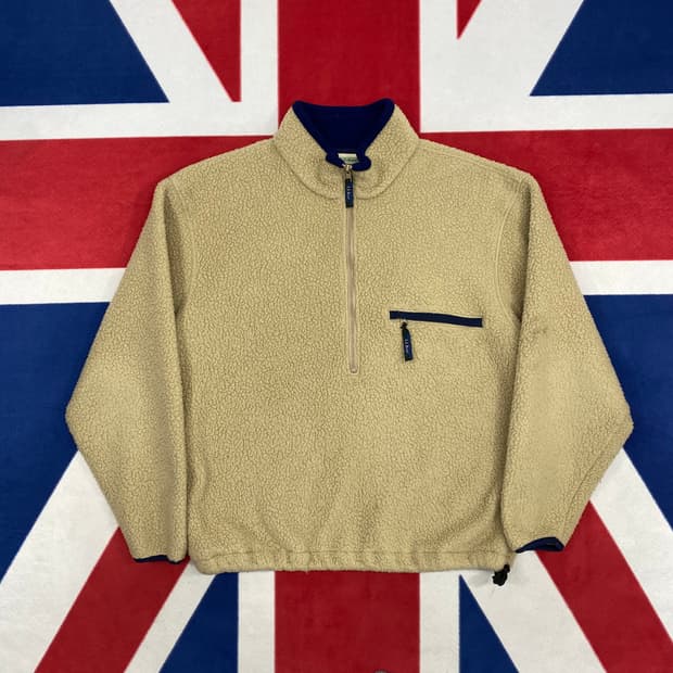 90s 칸예 L.L.bean 반집업 플리스 실측 105 