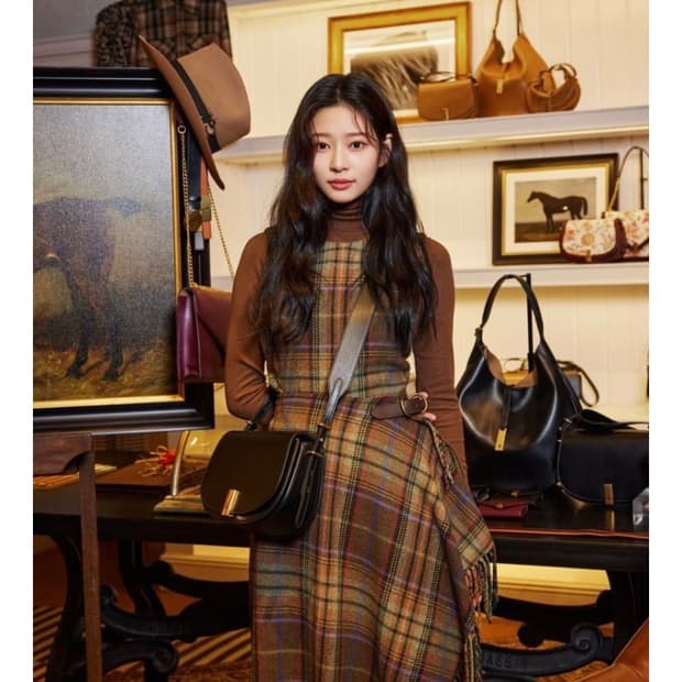 폴로랄프로렌 프린지 랩 원피스