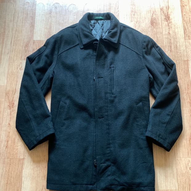 로렌랄프로렌 더블카라 중기장 코트