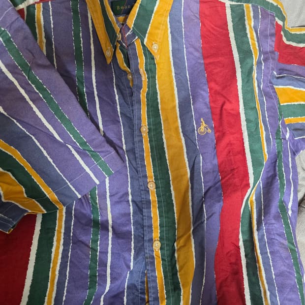 빈폴 반팔 레인보우