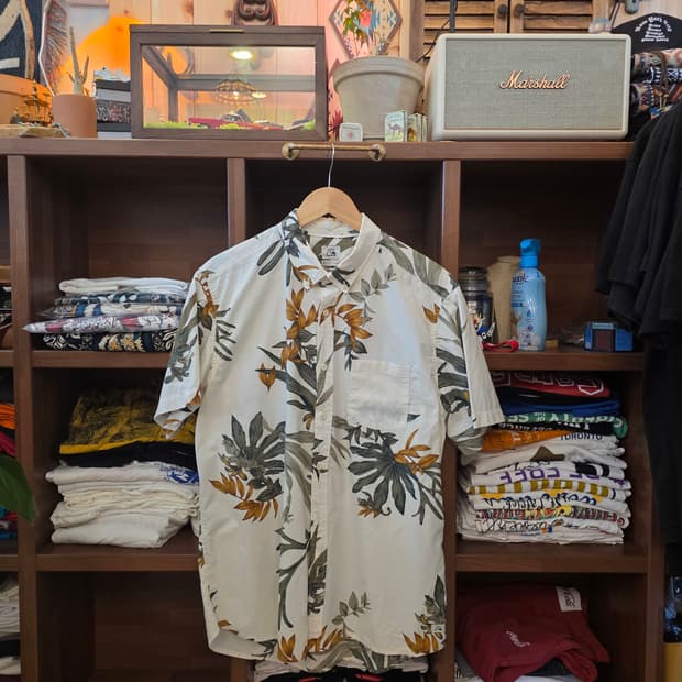 QUIKSILVER Botanical Hawaiian Shirt