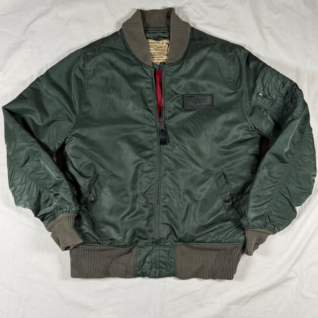 알파 인더스트리 Ma-1 항공 자켓 점퍼 마원자켓