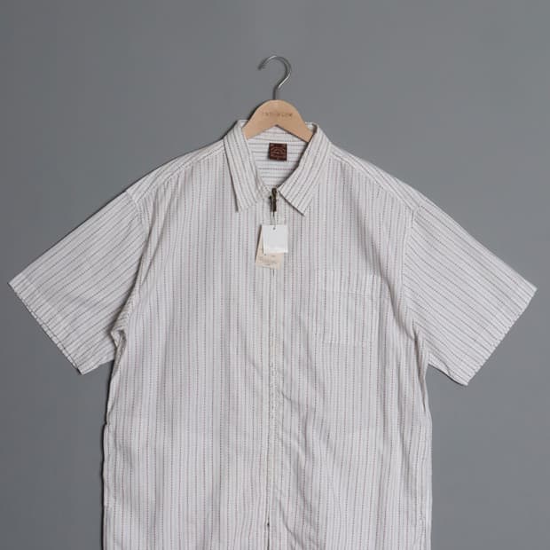CRE'BAR Stripe Zip Shirts