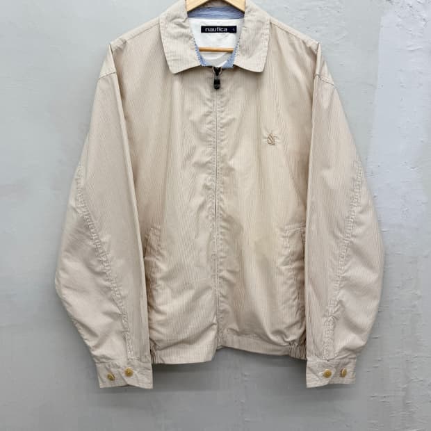 노티카 00s 핀 스트라이프 베이포트 자켓