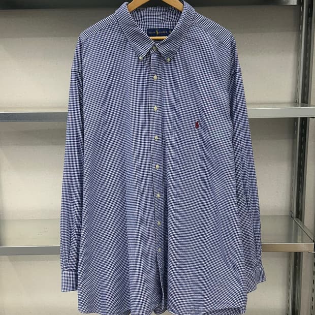 (5XL)폴로 체크 셔츠-M611
