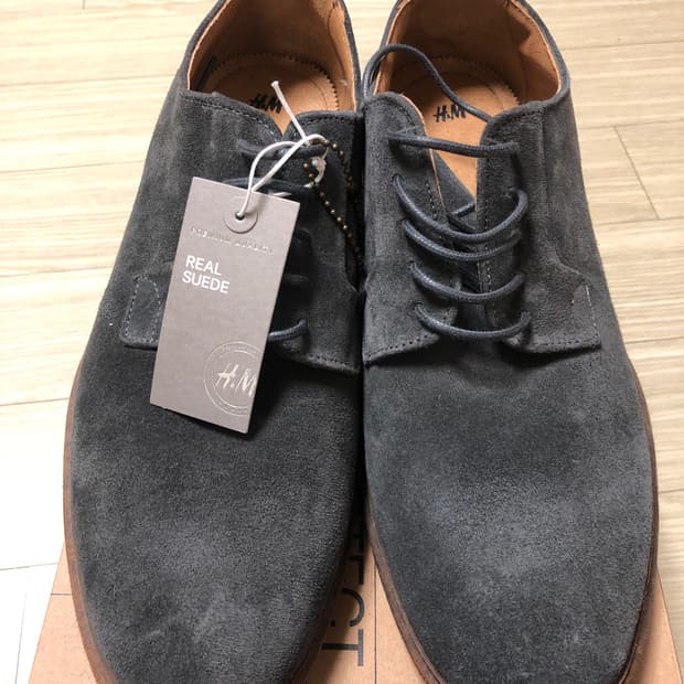 [새제품] H&M 리얼 가죽 스웨이드 구두 275