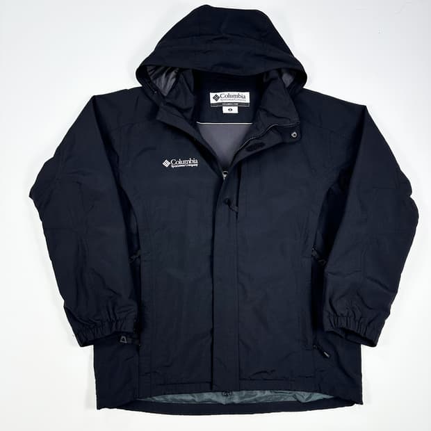 콜롬비아 고프코어 하드쉘 바람막이 블랙 M