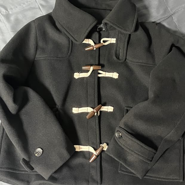 카라 숏 떡볶이 코트