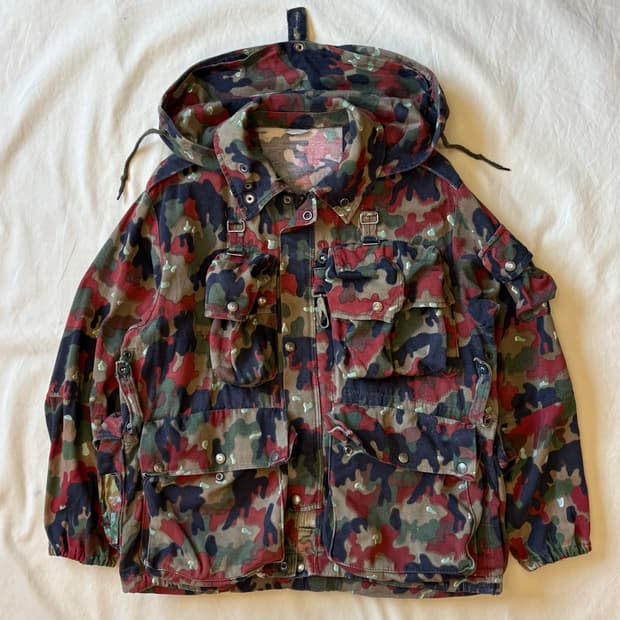 [48] 70s Swiss Army M70 알펜플라주 필드 자켓