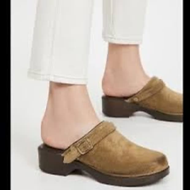 리던 스웨이드 클로그 re/done 70s classic clog 36