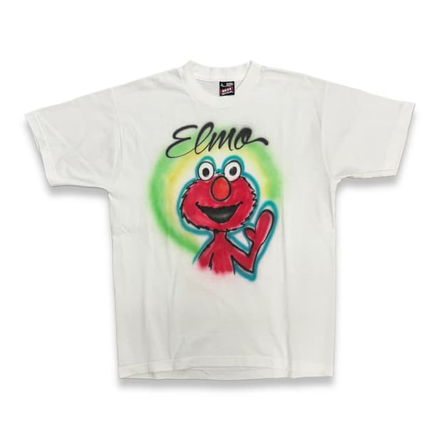 90s ELMO 카툰 티셔츠 L