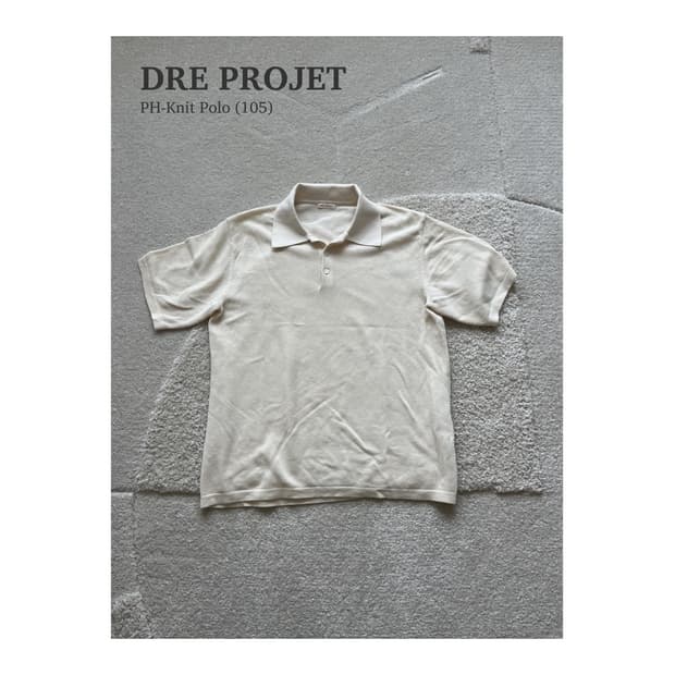드레프로젝트 PH-Knit Polo 4size (105)