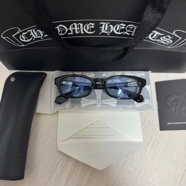 크롬하츠 로우라이더52 블랙 유광 선글라스