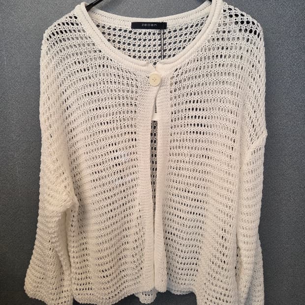 제덴 펀칭7부가디건 (새상품)