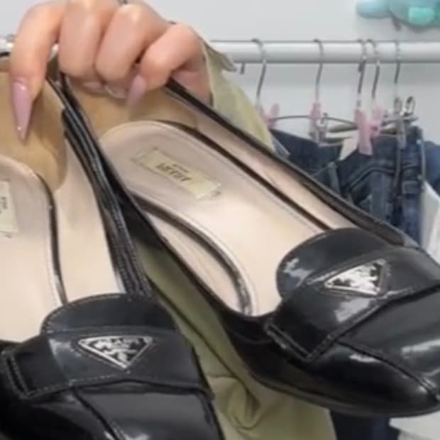 프라다 블랙 구두 240