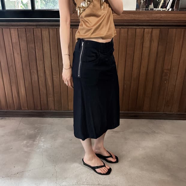 COMME DES GARCONS draped skirt