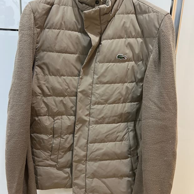 라코스테 베이지 니트패딩 105-107
