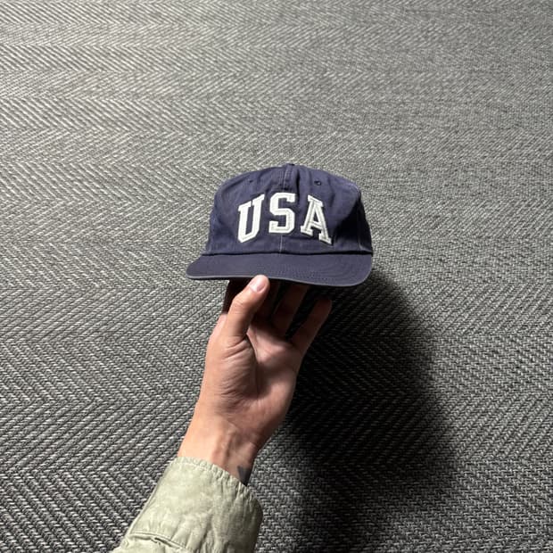 90s 폴로랄프로렌 미제 성조기 아플리케 올드 캡