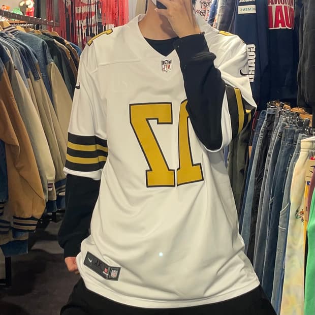 [IM] NFL X NIKE No.17 화이트 SANDERS 반팔