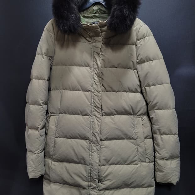 DUVETICA 듀베티카 빈티지 폭스퍼 후드 구스다운 패딩