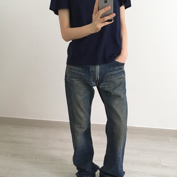 vtg washed jeans