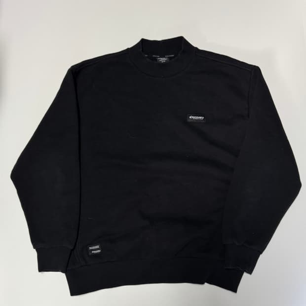 디스커버리 기모 하프 터틀넥 미니멀 맨투맨 2XL~XL