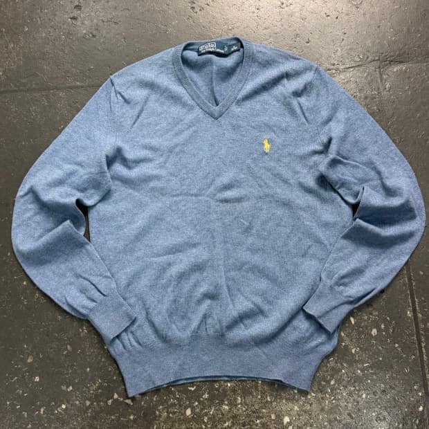 95 폴로 브이넥 니트 