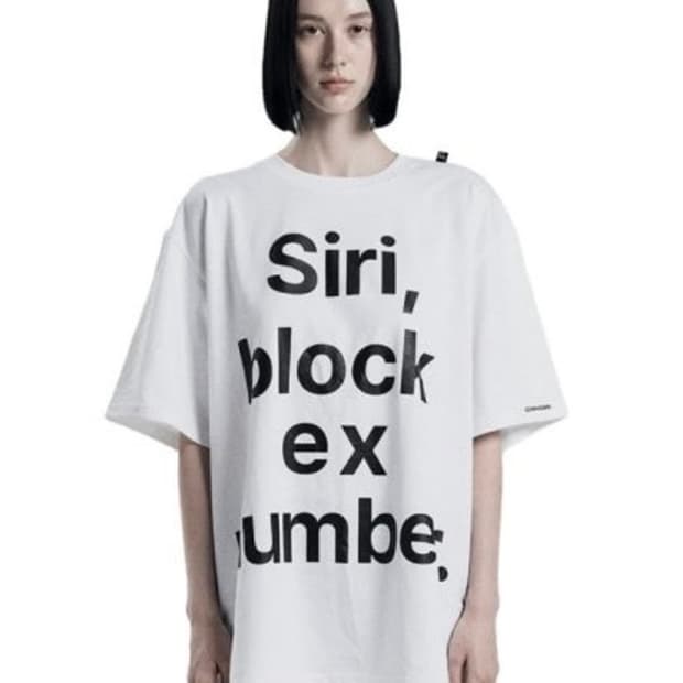 [새상품] 오도어 Siri, box tee 시리 박스 티