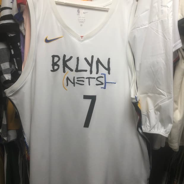 (SSSS급) 나이키 NBA 브루클린네츠 시티 에디션 커스텀 스윙맨 져지