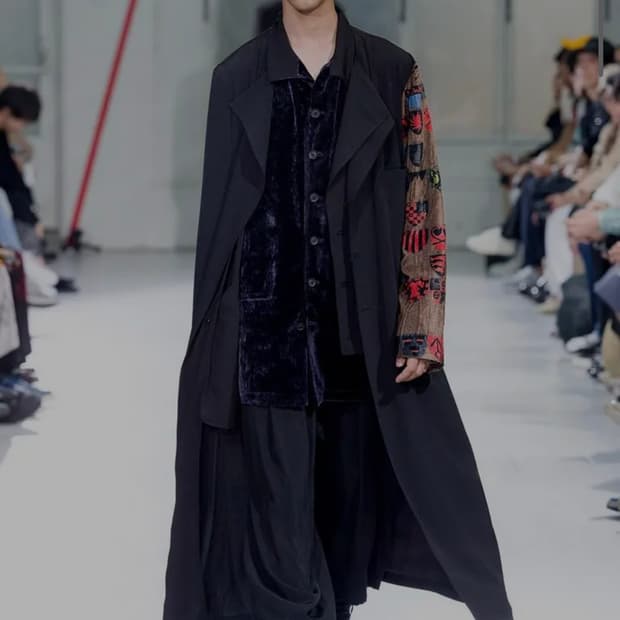 요지야마모토 뿌르옴므 20ss 컬렉션 코트