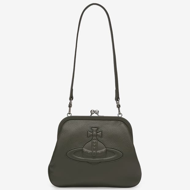 비비안웨스트우드 클러치 숄더백 그린 카키