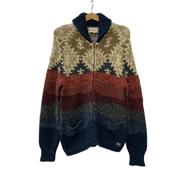 랄프로렌 패턴 니트집업(M)