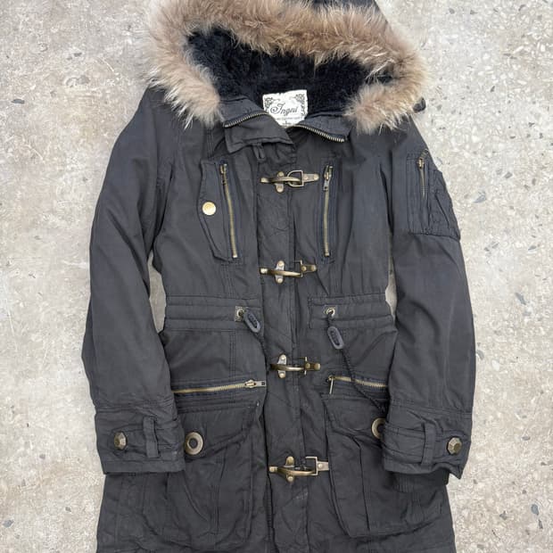 y2k 락시크 버클 자켓*레어