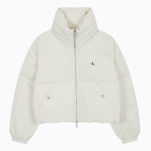 캘빈클라인 CK 화이트 패딩 XS
