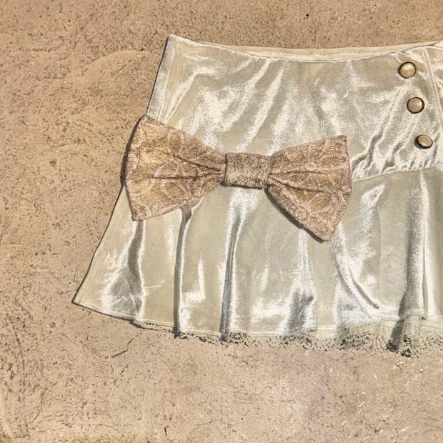 TRALALA 벨벳 스커트