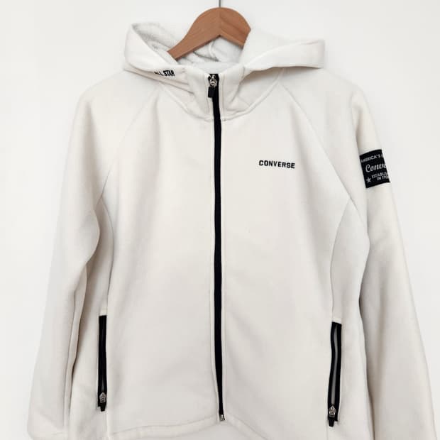 여자 컨버스 후드 후리스 L