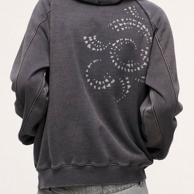 Ignota Core:11 Washed Hoodie SmokyPurple