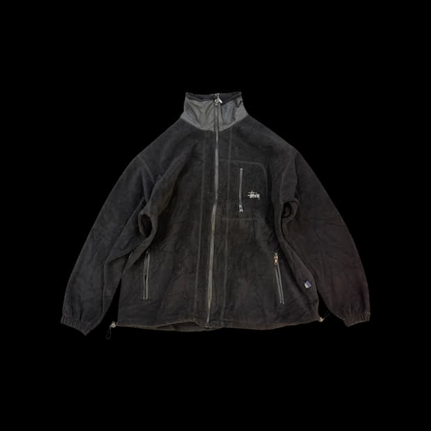 스투시 아웃도어 플리스 집 자켓