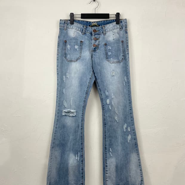 WE'RE DENIM WEAR 플레어 진