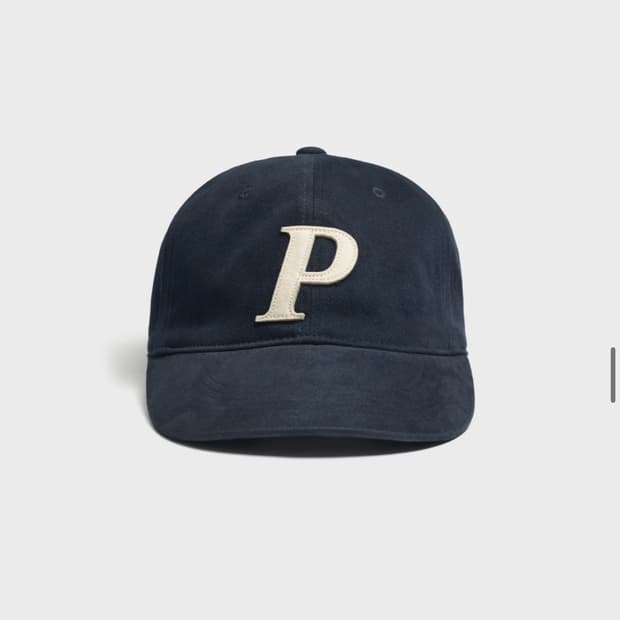 포터리 Cotton Graphic Ball Cap navy