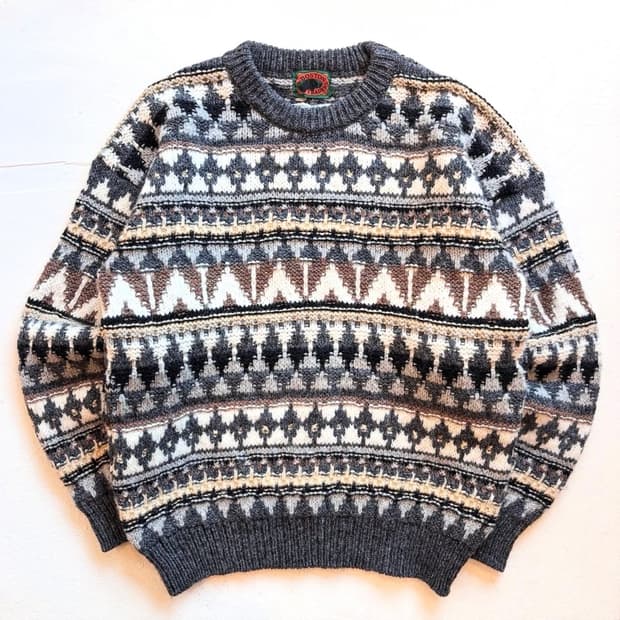 90's 보스턴 트레이더스 노르딕 스웨터