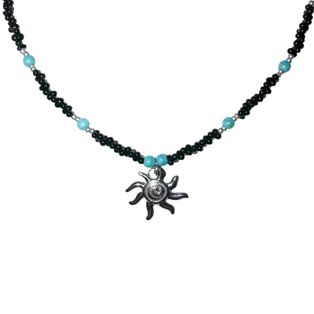 spiral sun necklace