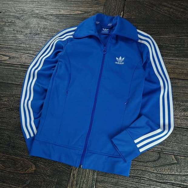 [아디다스] 유로파 져지 트랙탑 집업 자켓 블루 M18224