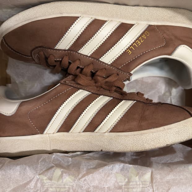 아디다스 가젤 85 /265/ 브라운:아이보리 / IG5005